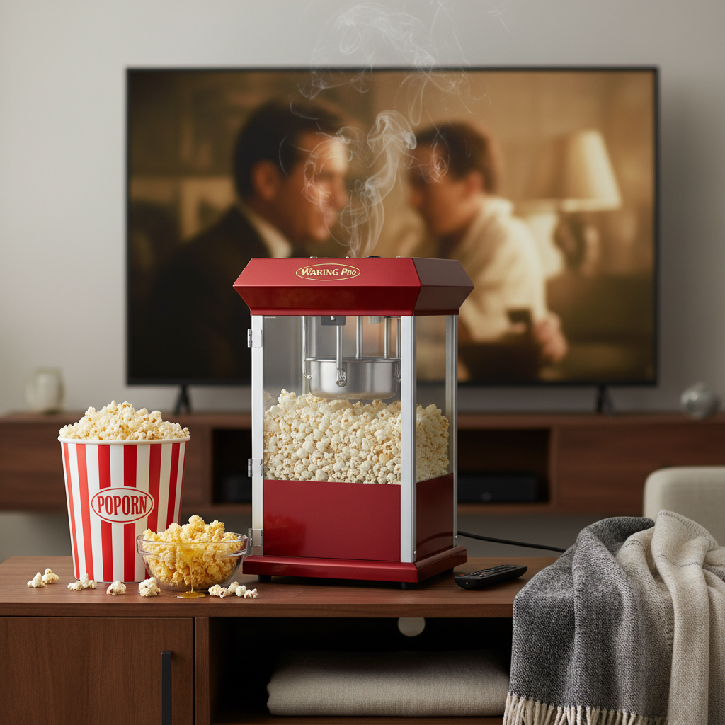 Mastering Movie Nights: A Deep Dive into the Waring Pro Popcorn Maker (Red Metallic)