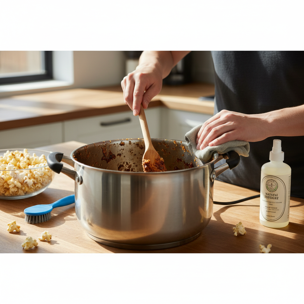 How to Conquer Burnt Sugar: A Guide to Cleaning Your Popcorn Kettle