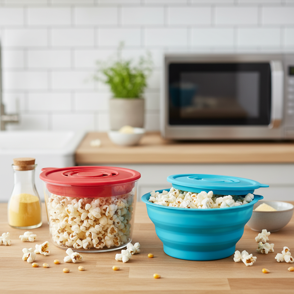 Glass vs. Silicone Microwave Popcorn Poppers: Which One Should You Choose?