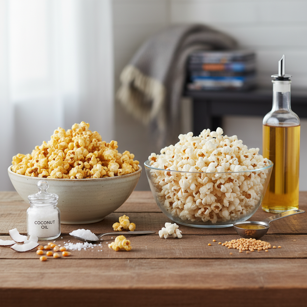 Best Oil for Popcorn: Coconut vs. Canola Guide
