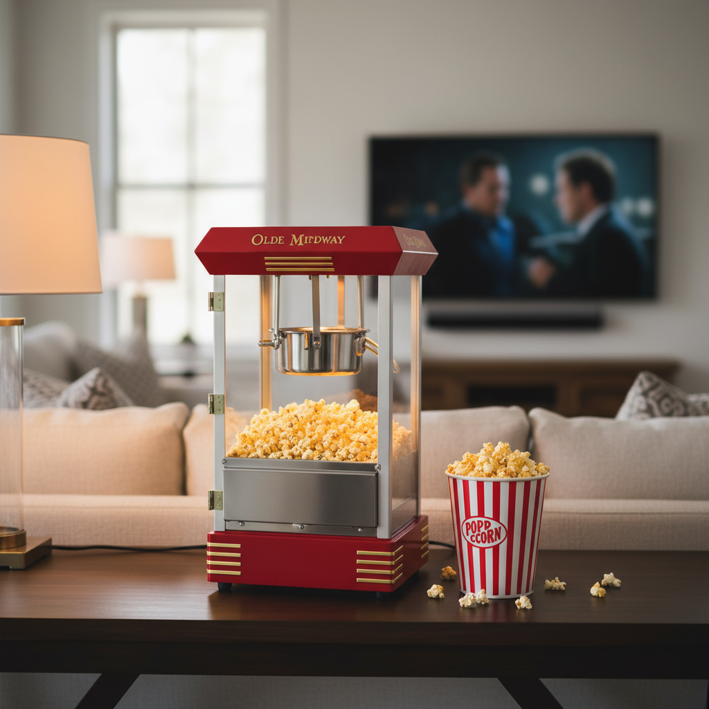 Review: Olde Midway Bar Style Popcorn Machine – Your Ticket to Movie-Theater Popcorn at Home