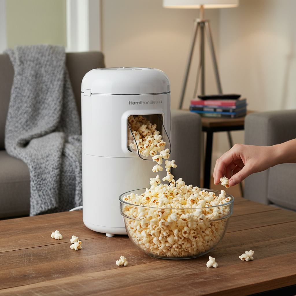 Review: Hamilton Beach Hot Air Popcorn Popper – Your Guide to Crispy, Healthy Snacking