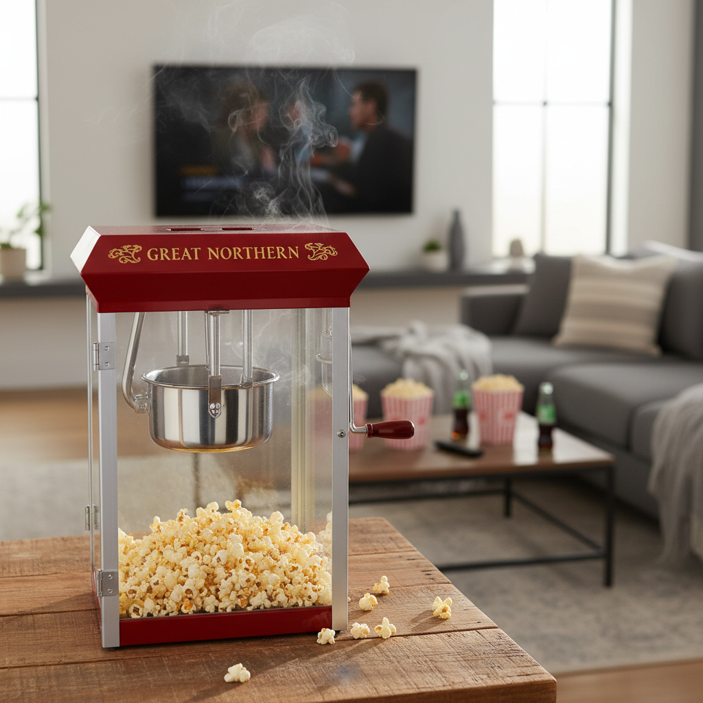 Great Northern Popcorn Machine (8oz) Review: Your Ticket to Perfect Movie Theater Popcorn at Home